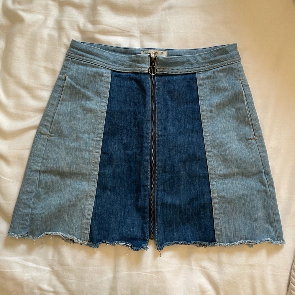 Super cute denim skirt